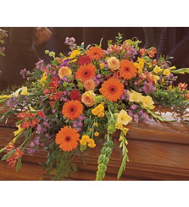 Seasonal Sentiments Casket Spray